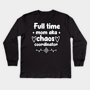 Chaos Coordinator Kids Long Sleeve T-Shirt